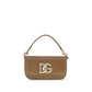 Dolce & Gabbana Brown Calf Leather Bos Taurus Handbag