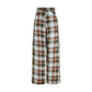 MARBELL Multicolor Linen Casual Pants