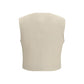 P.A.R.O.S.H. Beige Wool Sleveless Jacket