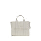 Marc Jacobs White Calf Leather Bos Taurus Handbag