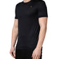 Dolce & Gabbana Dark Blue DG Logo Silk Men Crew Neck T-shirt
