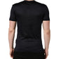 Dolce & Gabbana Dark Blue DG Logo Silk Men Crew Neck T-shirt