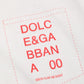 Dolce & Gabbana White Graphic Print Cotton Crew Neck  T-shirt