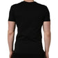Dolce & Gabbana Black DG London Cotton Men Crew Neck  T-shirt