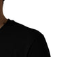 Dolce & Gabbana Black DG London Cotton Men Crew Neck  T-shirt