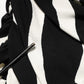 Dolce & Gabbana Black White Zebra Print CadyCalf Length Dress