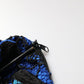 LANACAPRINA Royal Blue Floral Lace Sleeveless Long Gown Dress