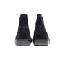 Mr&Mrs Italy Blue Leather Womens Ankle Boot