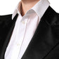 Dolce & Gabbana Black Wool Single Breasted Blazer Jacket