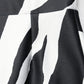 Dolce & Gabbana Black White Polyester Zebra Pattern Jumpsuit