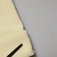 Ganni Yellow High Waisted Straight Pleated Trouser Pants