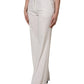 Twinset White Mid Waisted Wide Leg Chino Women Trouser Pants