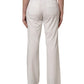 Twinset White Mid Waisted Wide Leg Chino Women Trouser Pants