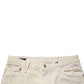 R13 Mid Waisted Bootcut Tattered Denim Trouser Jeans