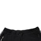 Dolce & Gabbana Black Viscose Mid Waist Cropped Women Pants