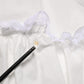 Dolce & Gabbana White Cotton Sleeveless Lace Maxi Dress