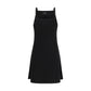 Courrèges Black Viscose Casual Dress