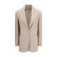 Max Mara Beige Wool Blazer