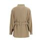 Max Mara Brown Wool Oves Aries Sleeveless Jacket