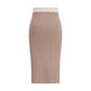 Diesel Multicolor Viscose Midi Skirt