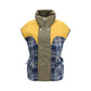 MARBELL Blue Polyamide Sleeveless Jacket