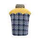 MARBELL Blue Polyamide Sleeveless Jacket