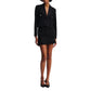 Karl Lagerfeld Black Cotton Mini Skirt