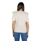 ICHI Cream Polyester Sleeveles Sweater