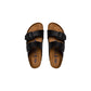 Birkenstock Black Synthetic Flat Sandals
