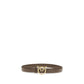 PINKO Brown Calf Leather Bos Taurus Regular Belt