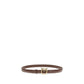 PINKO Bordeaux Calf Leather Bos Taurus Regular Belt