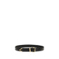 PINKO Black Calf Leather Bos Taurus Regular Belt