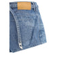 Diesel Blue Cotton Bermuda Shorts