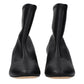 Casadei Black Leather Ankle Boots