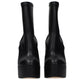 Casadei Black Leather Ankle Boots