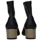 Casadei Black Leather Ankle Boots