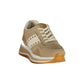 Laura Biagiotti Beige Polyurethane Woman Sneaker