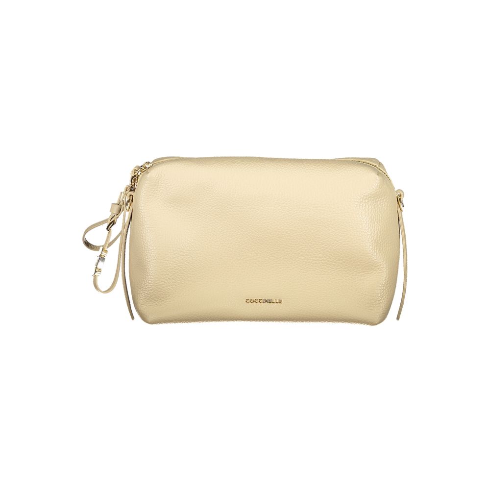 Coccinelle Beige Leather Woman Handbag
