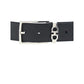 Ferragamo Black Calf Leather Bos Taurus Belt