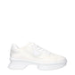 Prada White Fabric Low Top Sneakers