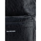 Balenciaga Black Lamb Ovis Aries Aries Backpack