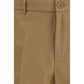Moncler Beige Cotton Casual Pants