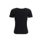 PINKO Black Cotton T-Shirt