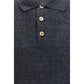 Brunello Cucinelli Gray Cotton Polo Shirt
