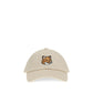 Maison Kitsuné Beige Cotton Cap (Baseball Hat)