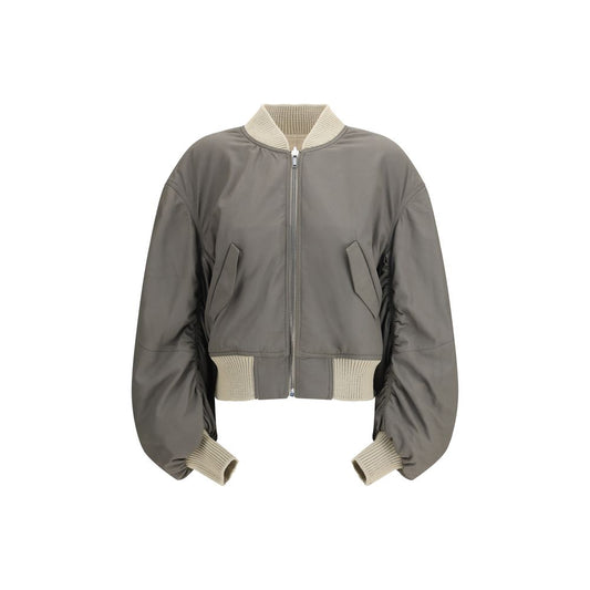 Rick Owens Beige Lamb Ovis Aries Aries Bomber