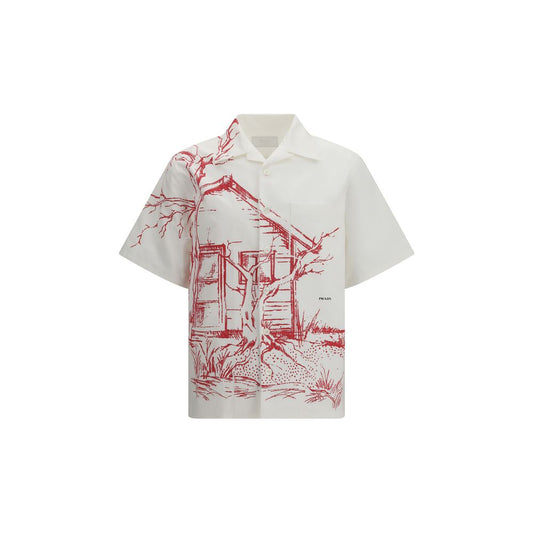 Prada White Cotton Shirt