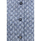 Gucci Blue Cotton Sleeveless Jacket