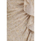 Alessandra Rich Beige Silk Casual Dress