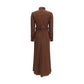 Alessandra Rich Brown Silk Casual Dress